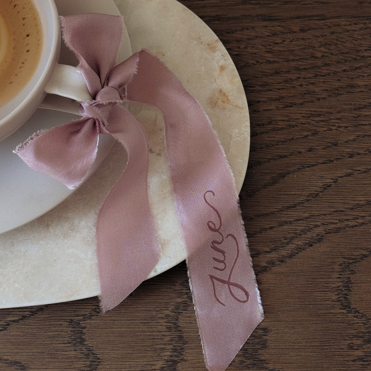 Handwritten Silk Ribbon