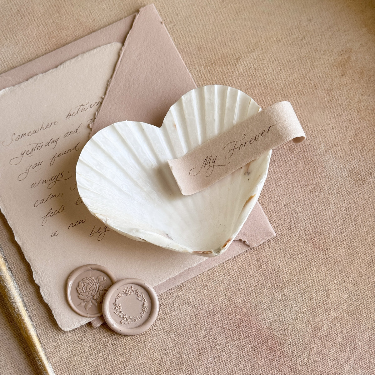 Heart Shell Love Note