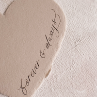 Heart Shaped Cotton Paper