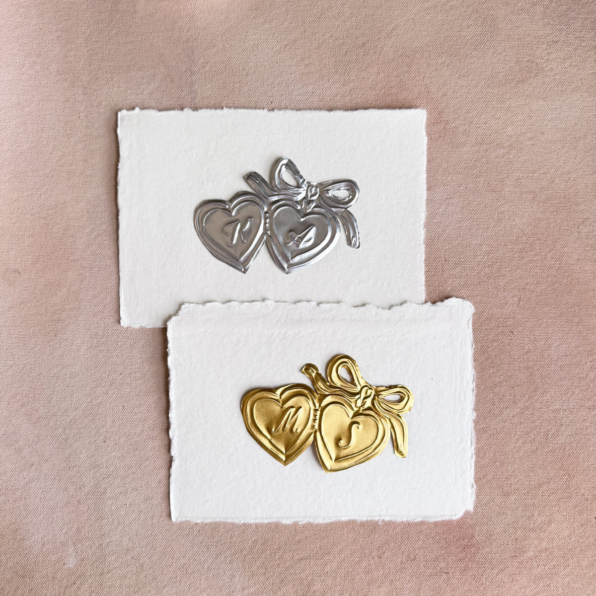 Embossed Foil Letters