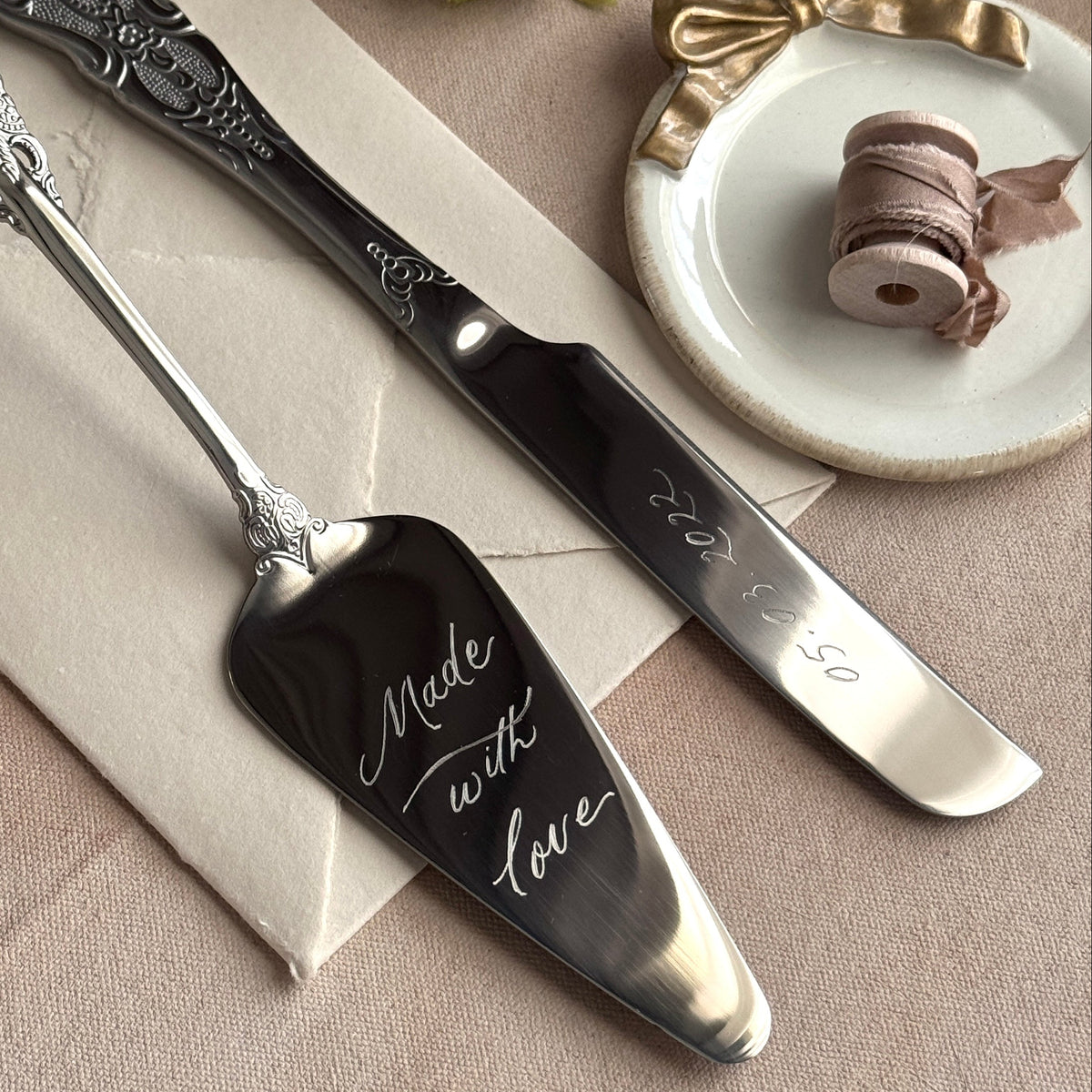 Personalized Cake Cutter Set