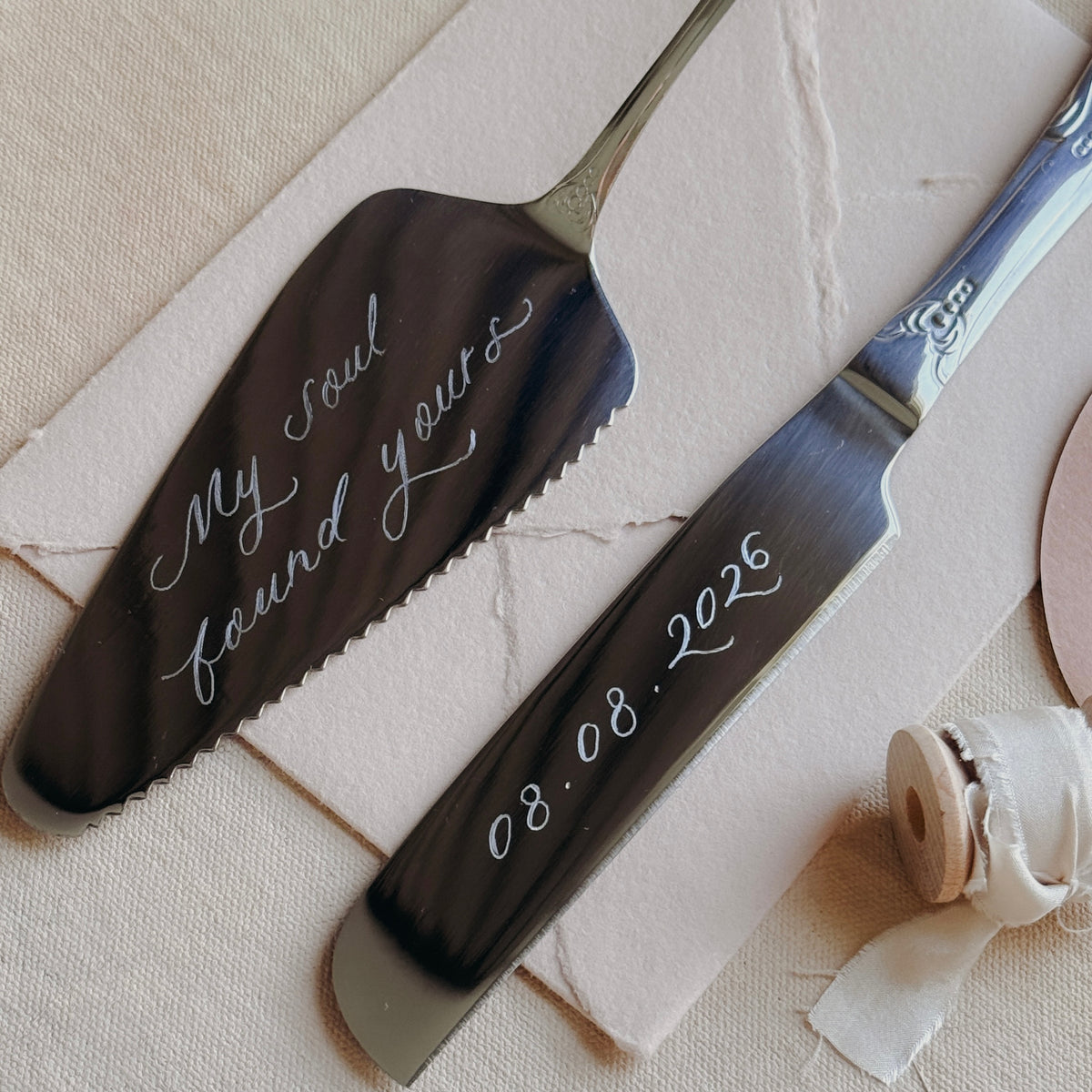 Personalized Cake Cutter Set