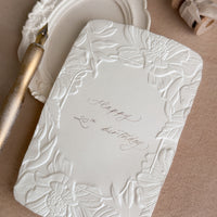 Floral Embossed Card