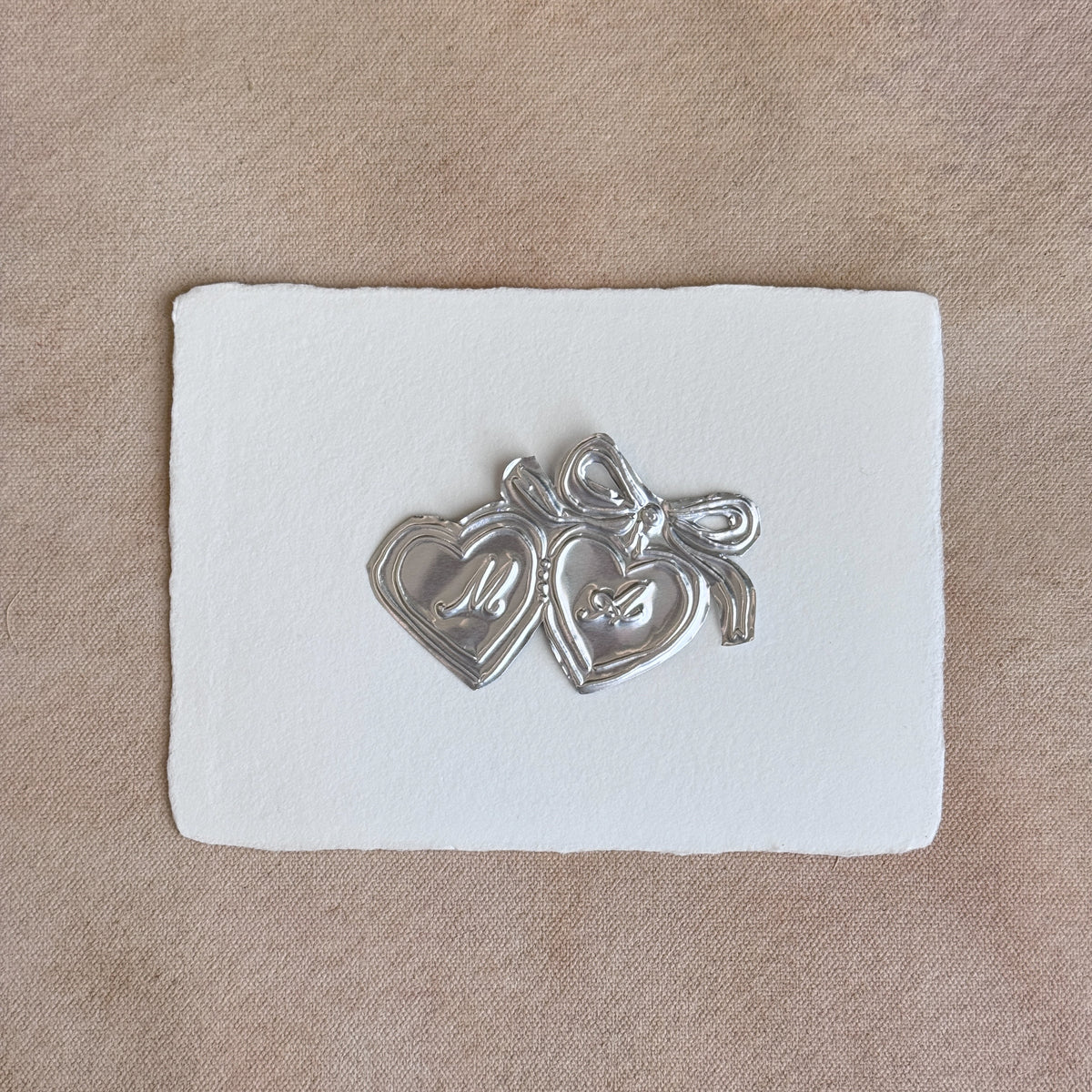 Embossed Foil Letters