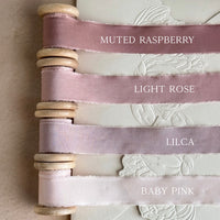 Handwritten Silk Ribbon