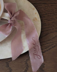 Handwritten Silk Ribbon