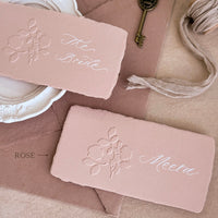 Embossed Place Card
