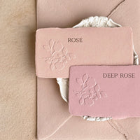 Embossed Place Card