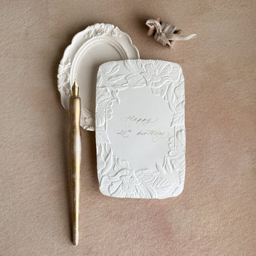 Floral Embossed Card