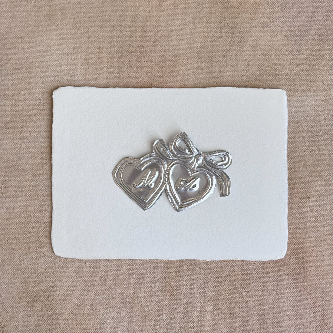Embossed Foil Letters